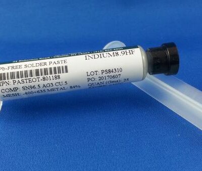 Indium Solder Paste - 8.9HF, Lead Free - Tube