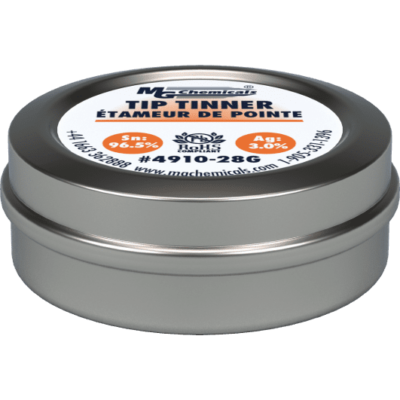 4910 Tip Tinner is a lead-free mixture used to quickly clean, repair and maintain solder iron tips.