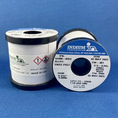 Indium CW-301 sn pb cored wire solder