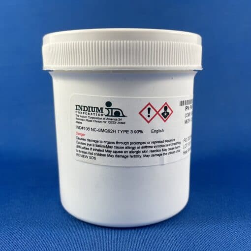 Indium SMQ92H Type 3 SN 63 | 63Sn 37Pb Tin Lead Solder Paste